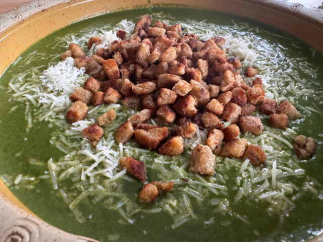 Spinatsuppe - ein Genuss